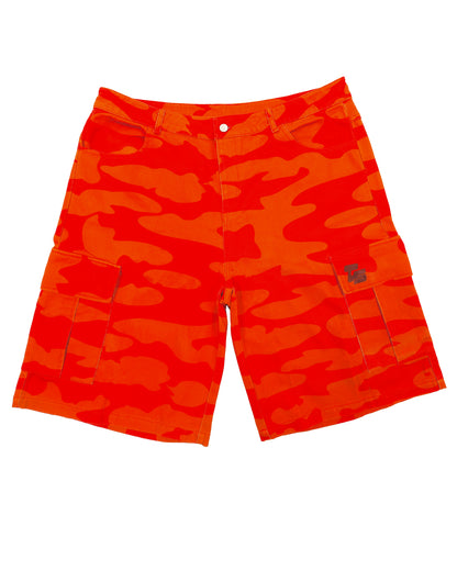 Rubber trap camo shorts