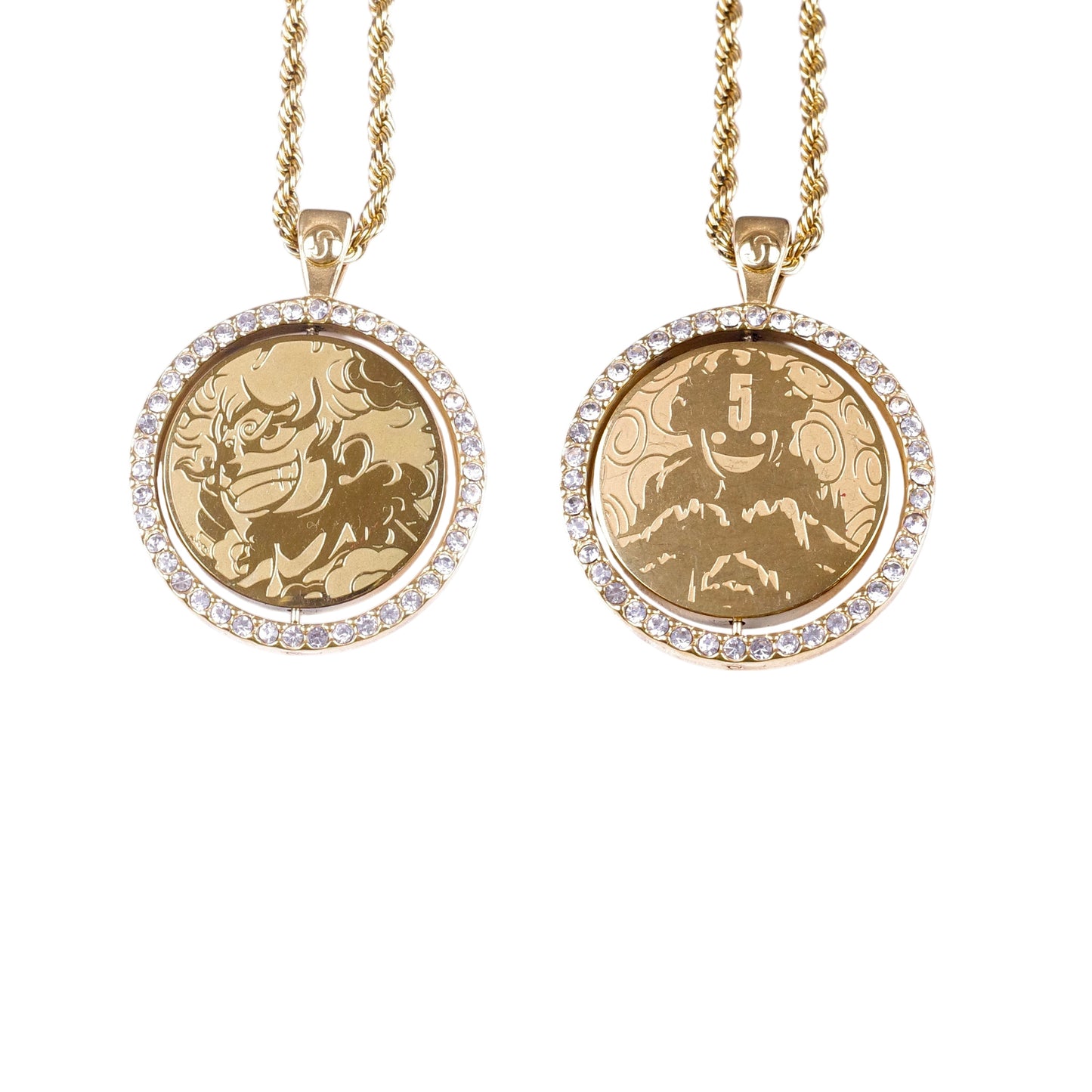 Gear 5 Necklace Gold